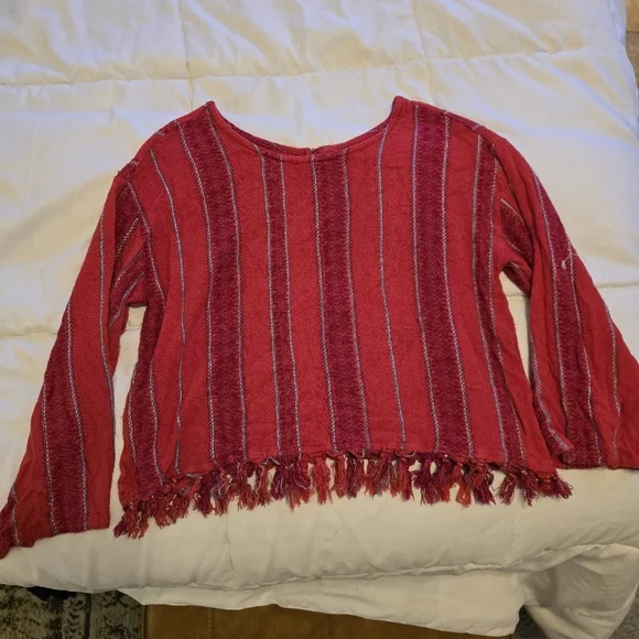 Billabong The Heart Seas Striped Red Top - Picture 7 of 11